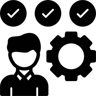 Vites simgesine sahip iş adamı