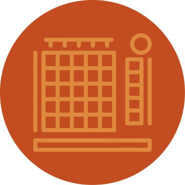 Takvim simgesi vektör illüstrasyonu