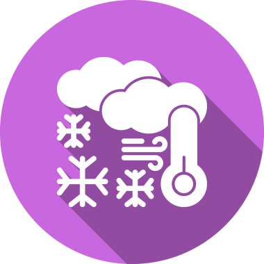 vektör kar tanesi simgesi illüstrasyonu