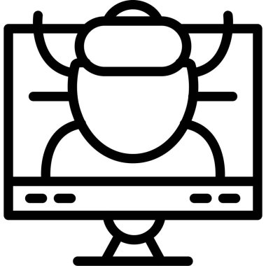 Video kamera simgesi, özet biçimi