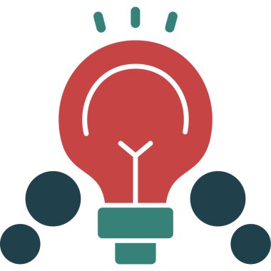 Fikir simgesi vektör illüstrasyonu