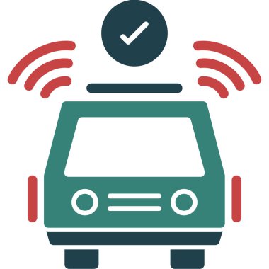 - Araba. Web simgesi basit tasarım