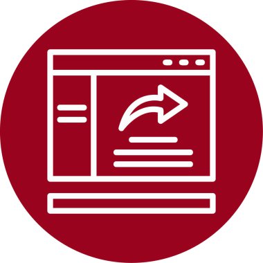 ok simgesinin vektör illüstrasyonu