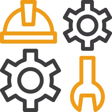 sanayi mühendisliği vektör simgesi