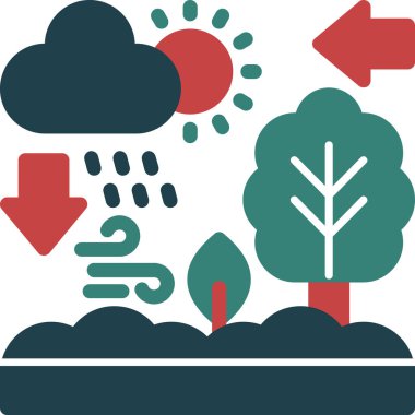 Bulut. Web simgesi basit illüstrasyon