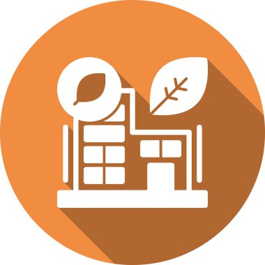 Bir ağaç simgesinin vektör illüstrasyonu