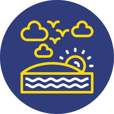 Kek. Web simgesi basit tasarım