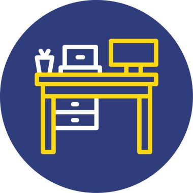 vektör ev ofis simgesi