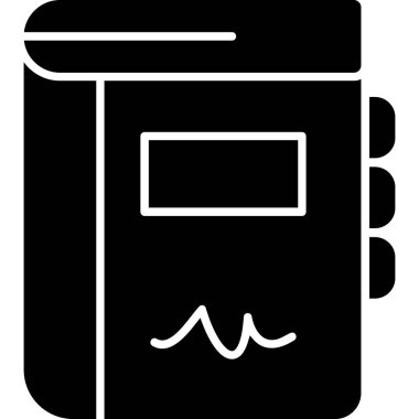 kitap simgesi vektör illüstrasyonu