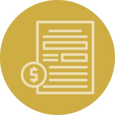 İş ve finans simgesinin vektör illüstrasyonu