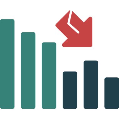 Grafik grafik vektör simgesi