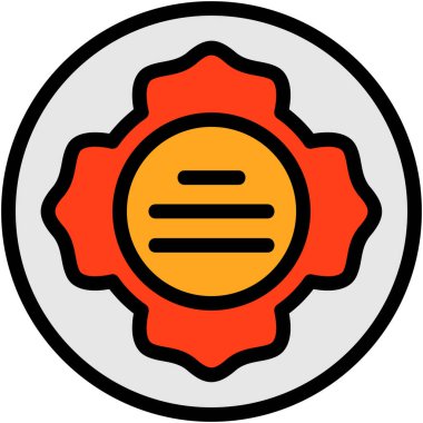 Çin sikkesi Çin simgesi ana hatlarıyla