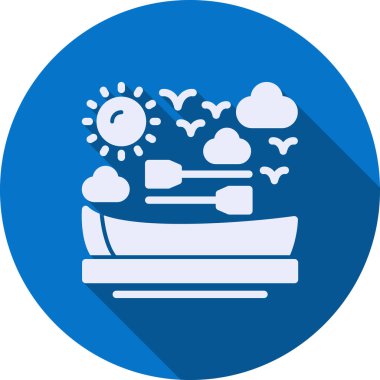 Mavi arkaplanı olan bir kitabın vektör çizimi