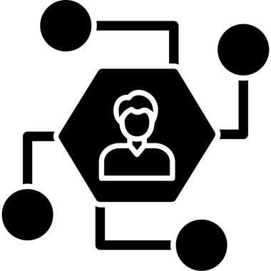 veri merkezi simgesi vektör illüstrasyonu