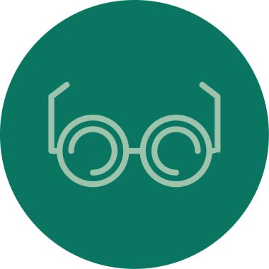 gözlük ikonu vektör illüstrasyonu