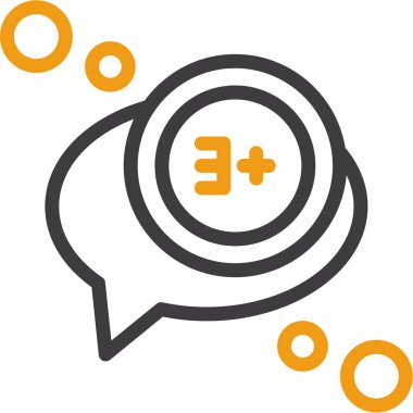 iş iletişimi sohbet simgesi