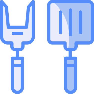 Kürek. Web simgesi basit illüstrasyon