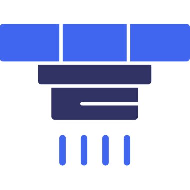 veri depolama renk vektörü simgesi