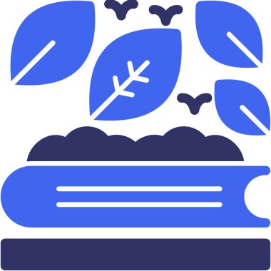 Bitki. Web simgesi basit illüstrasyon