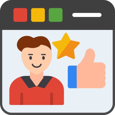 Geri besleme derecelendirme geri besleme simgesi