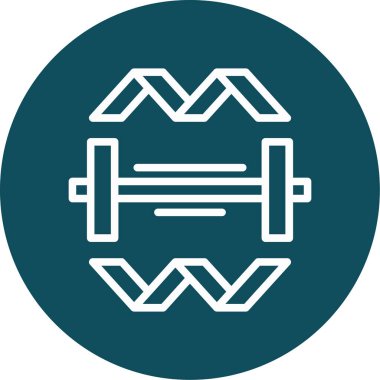 Bir b eksikliği simgesinin vektör çizimi