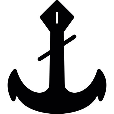 çapa simgesi vektör illüstrasyonu