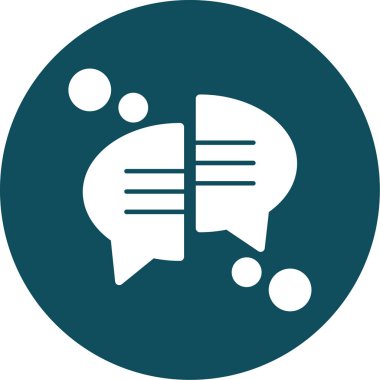 Konuşma baloncukları ikon vektör sembolü