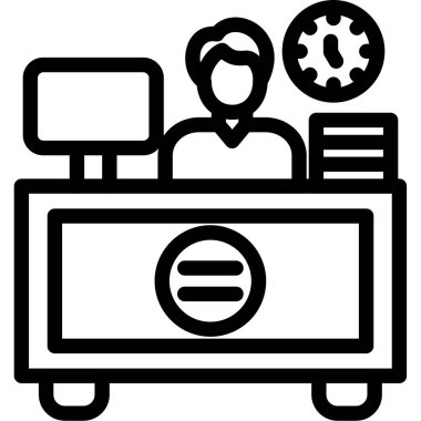 Banka servisi. Basit resimleme