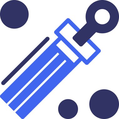 beyaz arkaplanda izole edilmiş boya simgesi ve vektör illüstrasyonu