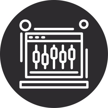 Seo simgesinin vektör illüstrasyonu