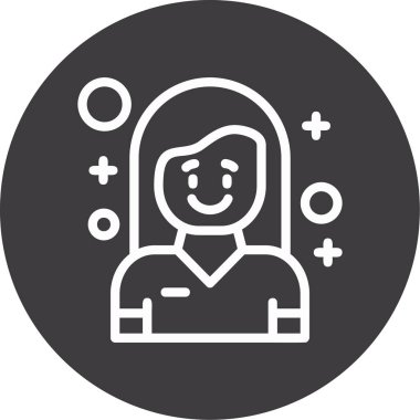 İnsan simgesinin vektör illüstrasyonu