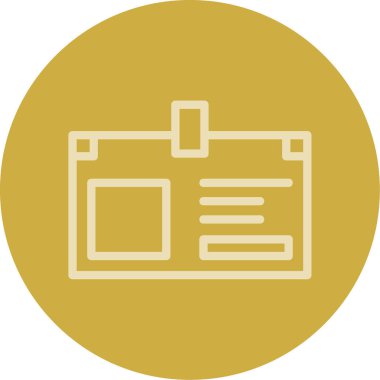 Belgenin vektör simgesi