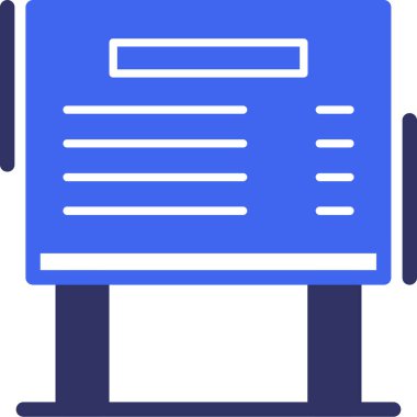 Gazete. Web simgesi basit illüstrasyon