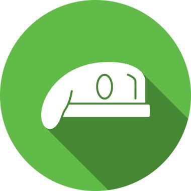 Şapka. Web simgesi basit illüstrasyon