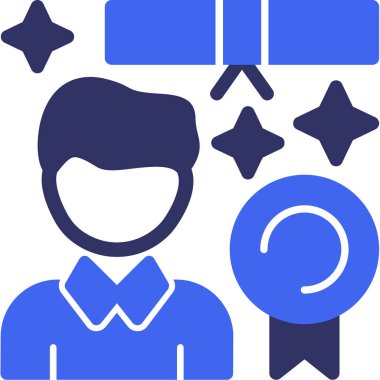 İnsan simgesinin vektör illüstrasyonu