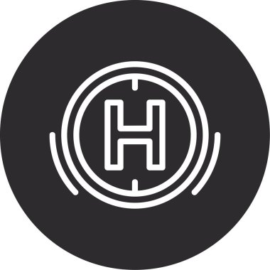 Modern bir simgenin vektör illüstrasyonu