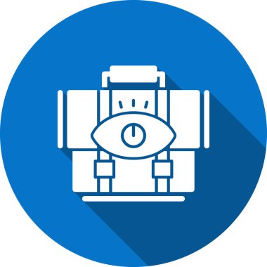 Göz simgesinin vektör illüstrasyonu