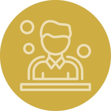 iş simgesi vektör illüstrasyonu