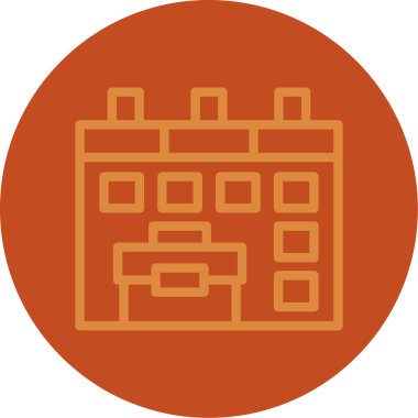 Modern yapı simgesinin vektör illüstrasyonu