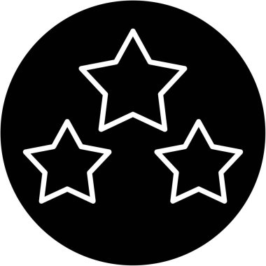 Moda biçimi izole edilmiş arkaplan yıldız simgesi