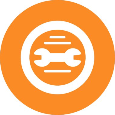 Otomobil tekeri simgesi ana hat biçiminde