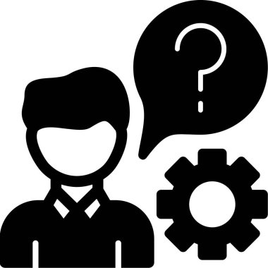 Müşteri servisi. Basit resimleme