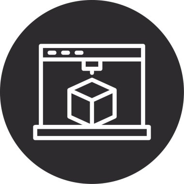 servis simgesi vektör illüstrasyonu