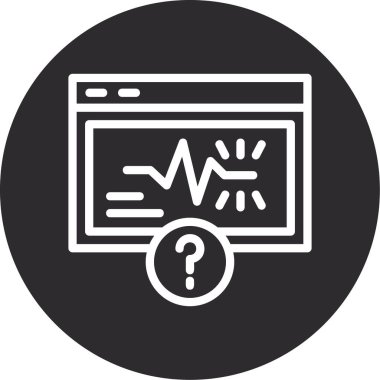 izleyici ikon vektör illüstrasyonu