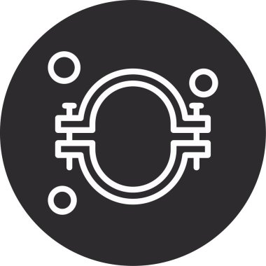 Modern simgenin vektör illüstrasyonu