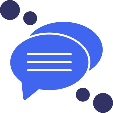 kabarcık sohbet iletişim simgesi