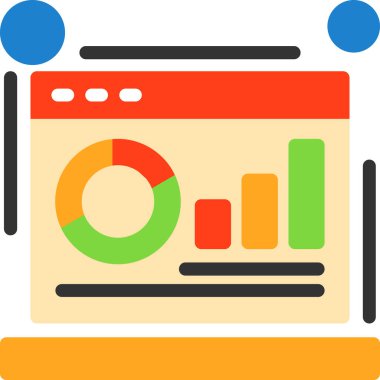 veri analizi grafik simgesi