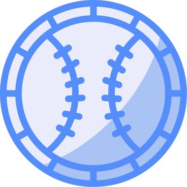 Beyzbol. Web simgesi basit illüstrasyon