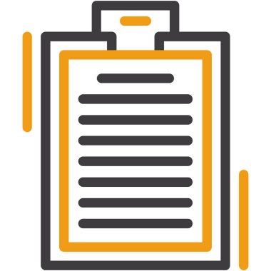 Belge. Web simgesi basit illüstrasyon