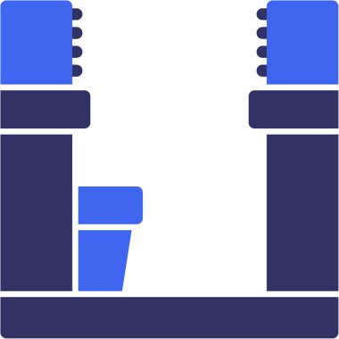 Seo simgesinin vektör illüstrasyonu